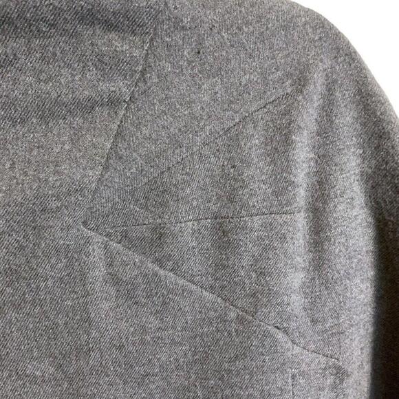 Worthington Gray Cape Peacoat Layered Size XS Jacket Double Breat Buttons - Picture 12 of 15